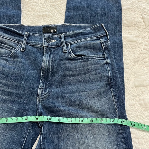 MOTHER Rascal Ankle Step Fray Denim Jeans High Rise Waist Raw Hem Distressed 26 - Picture 9 of 15